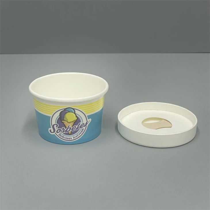 4oz Ice Cream Cups With Lids
